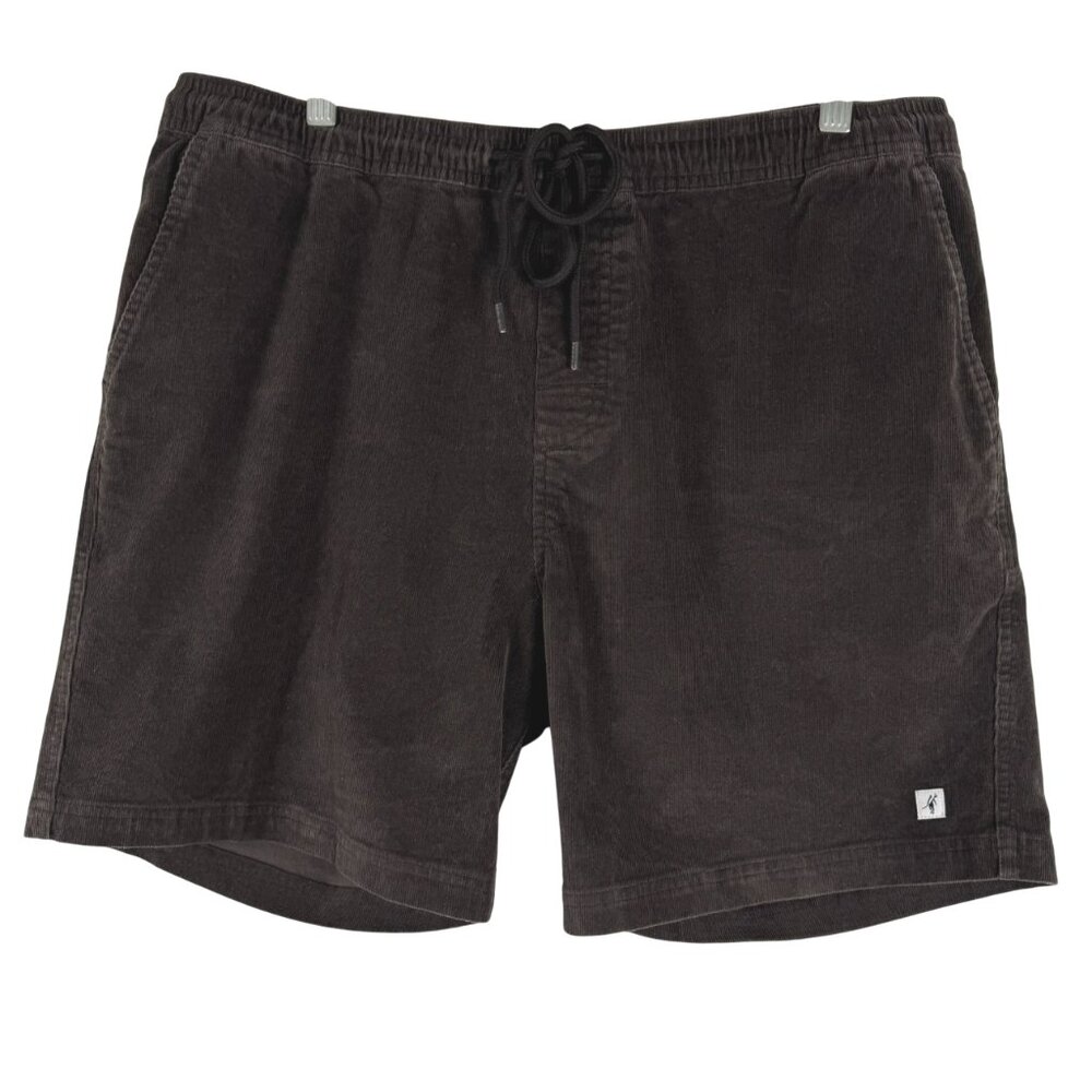 Toes‎ On The Nose Corduroy Shorts Mens XL Brown Cotton Spandex Casual SS-2012